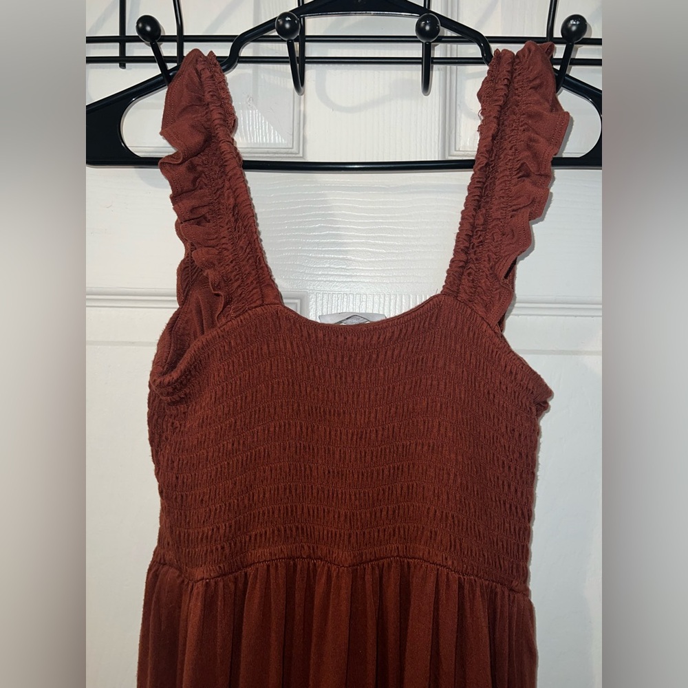Soma - SOFT JERSEY Flutter Sleeve Maxi Bra Dress- Size S - Picture 5 of 6